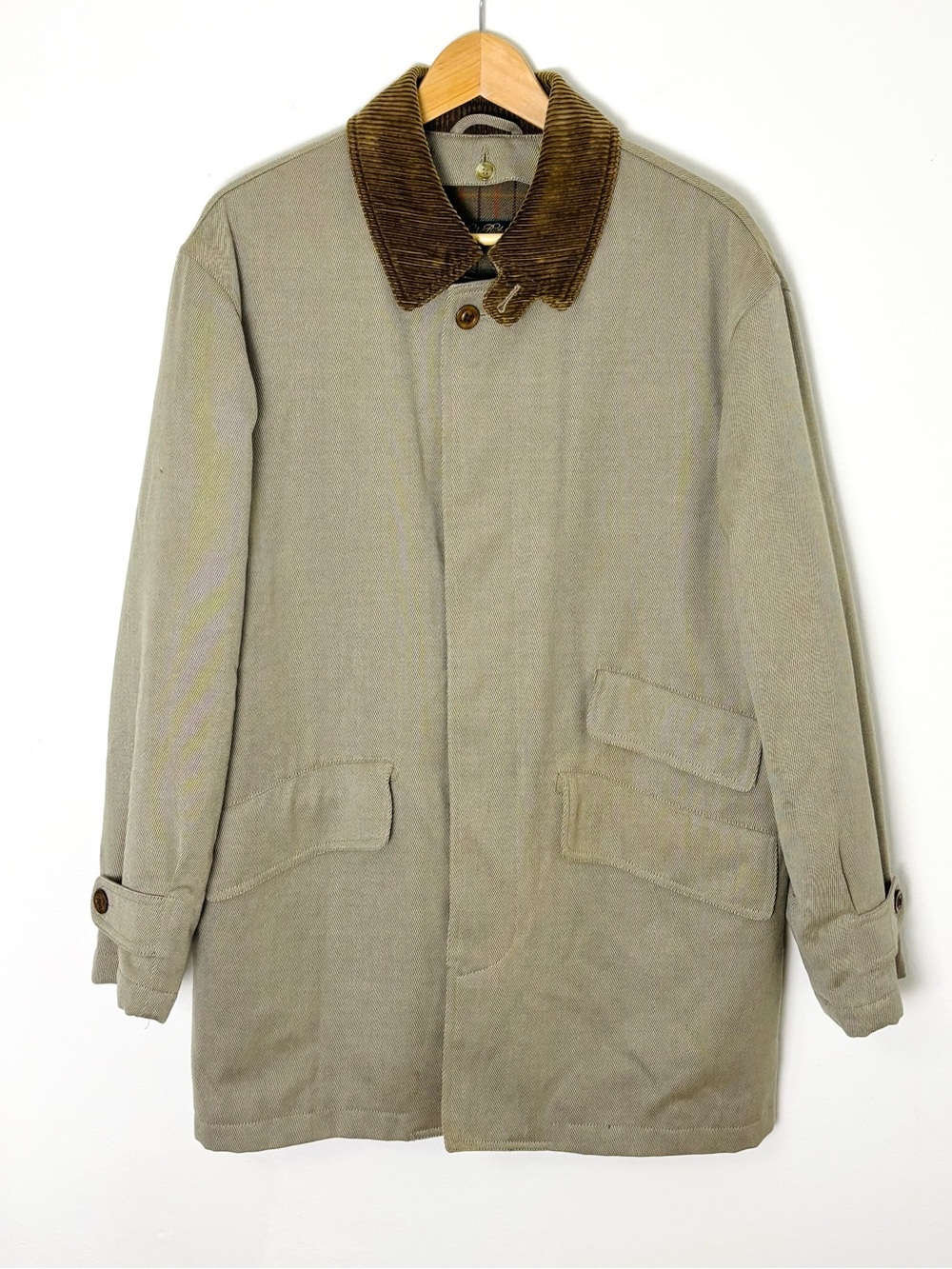 Vintage Brooks Brothers 100% Wool Field Jacket Barn Chore Coat Made in USA
